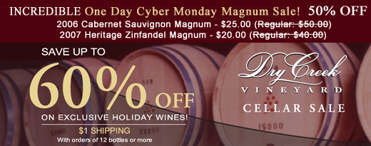 Click to visit our Cyber Monday Cellar Sale!