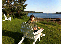 Wilma on the Coast of Maine - click photo to enlarge